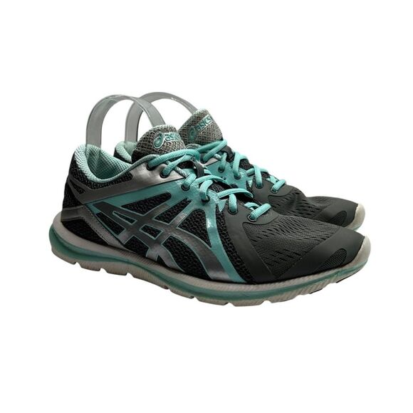 ASICS Women's grey and blue Running Shoes fluidaxis 9.5 - Picture 1 of 7